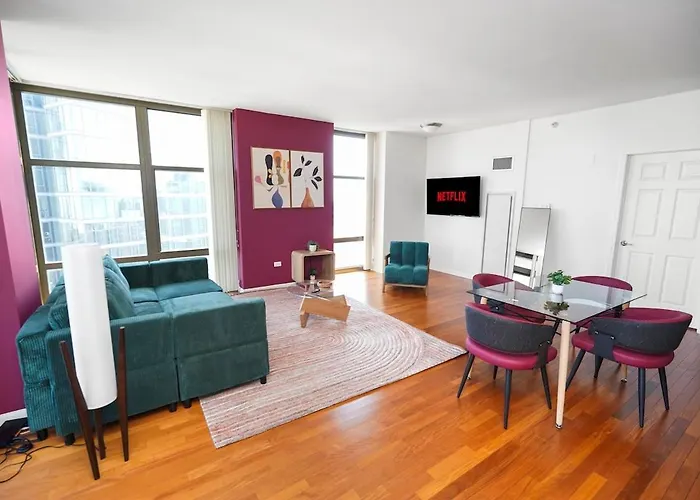 2br Skyline Views - 5 Min Walk To Grant Park Apartamento Chicago